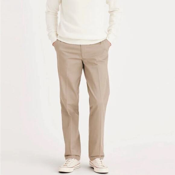Dockers Tan Chinos with Signature Khaki W34 L34 - Picture 1 of 6